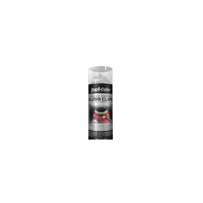 Dupli-Color DE1612 Engine Enamel with Ceramic Primer, 12 oz Aerosol Can, Gray