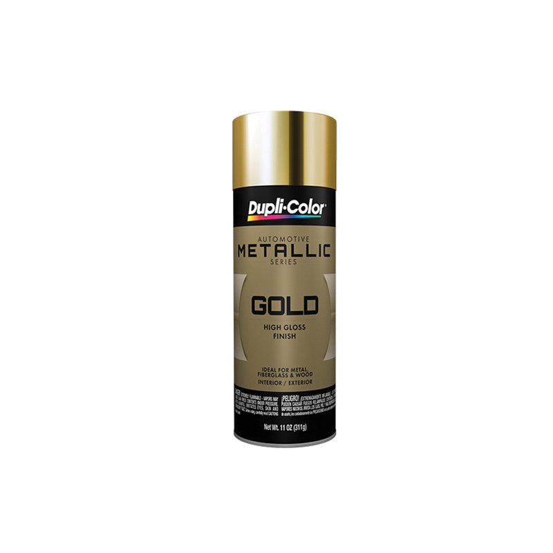 Dupli-Color GS100 Automotive Spray Paint, 11 oz Aerosol Can, High Gloss Metallic Gold