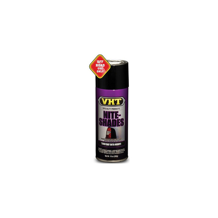 VHT® Nite-Shades™ SP999 Spray Paint, 11 oz Aerosol Can, Gloss Transparent Black, 1 hr Touch Curing