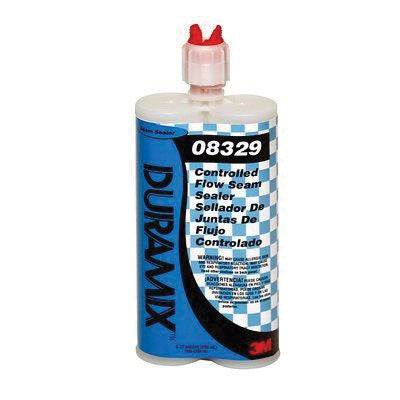 8329 Controlled-Flow Seam Sealer, 200 mL Cartridge, Liquid, Black/Amber, 1.04, 3 min A