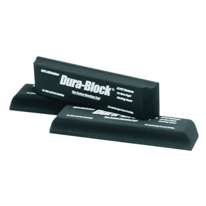 Dura-Block AF4402 Type 2/3 Sanding Block, 2-5/8 in W x 11 in L, PSA Attachment, EVA Rubber — Black — view 2