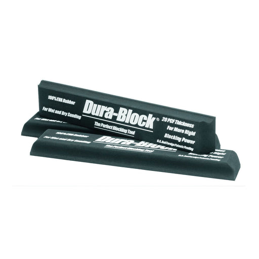 Dura-Block AF4403 Full Size Sanding Block, 2-5/8 in W x 16 in L, PSA Attachment, EVA Rubber — Black — view 2