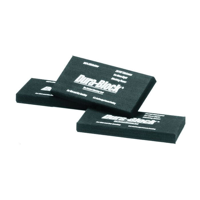 Dura-Block AF4405 Sanding Block, 2-1/2 in W x 5-3/8 in L, PSA Attachment, EVA Rubber — Black — view 2