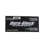 Dura-Block AF4405 Sanding Block, 2-1/2 in W x 5-3/8 in L, PSA Attachment, EVA Rubber — Black