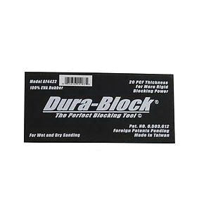 Dura-Block AF4405 Sanding Block, 2-1/2 in W x 5-3/8 in L, PSA Attachment, EVA Rubber — Black