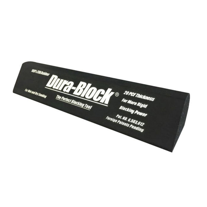 Dura-Block AF4406 Tear-Drop Sanding Block, 11 in L, PSA Attachment — Black