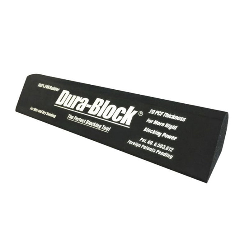 Dura-Block AF4406 Tear-Drop Sanding Block, 11 in L, PSA Attachment — Black