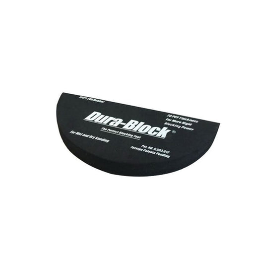 Dura-Block AF4411 1-Piece Sanding Block, 6 in W, PSA Attachment — Black