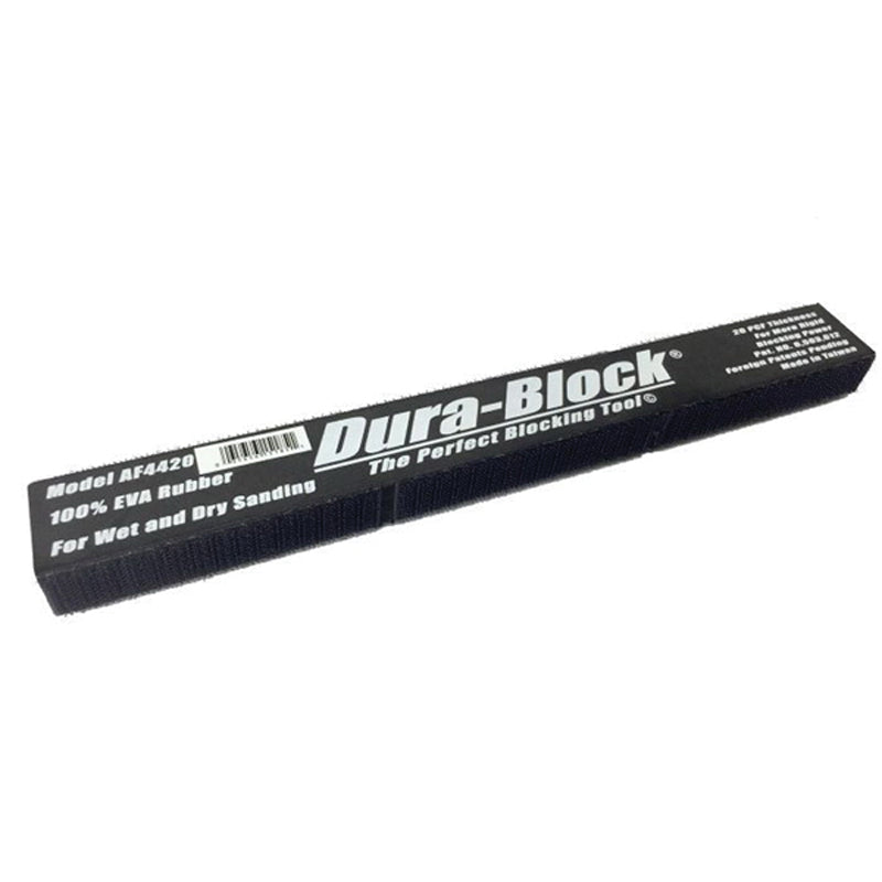 Dura-Block AF4420 Standard Sanding Block, 1-3/8 in W x 11 in L, 3/4 in THK, Hook and Loop Attachment