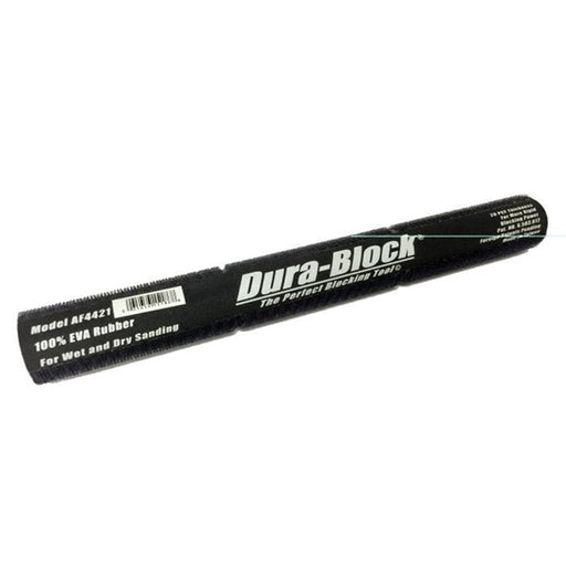 Dura-Block AF4421 Sanding Block, 11 in L, 1-1/4 in THK, Hook and Loop Attachment — Black