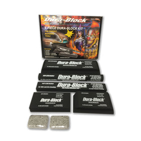 Dura-Block AF44A Sanding Block Kit, PSA Attachment, EVA Rubber — Black