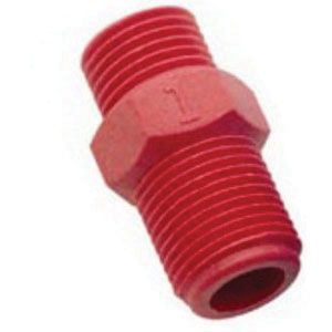 Dura-Block CE1 Disposable Adapter, 3/8 in-18 TPI, Red, Use With: SATA 2000 Series Spray Gun