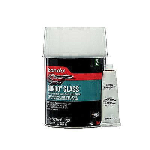 Bondo™ 00272 Glass Reinforced Filler, 1 qt Can, Green, Paste