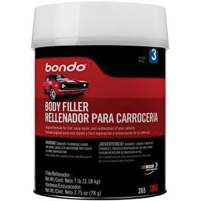 Dynatron Bondo 261 Lightweight Body Filler, 1 pt Can — Red