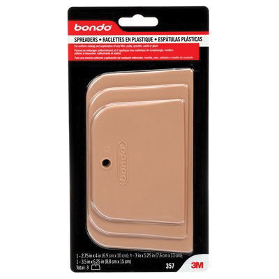 Dynatron Bondo 357 3-Piece Spreader, 4.43 in L, Plastic, Salmon — view 2