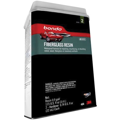 Dynatron Bondo 402 Fiberglass Resin, 1 qt Can, Clear, Liquid