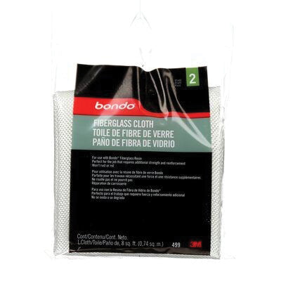 Bondo Fiberglass Cloth 499 8 sq-ft White for strong gap bridging on various substrates