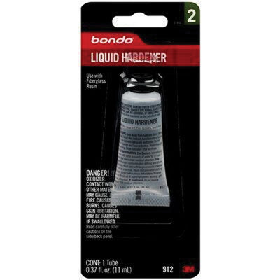 Dynatron Bondo 912 Hardener, 0.37 oz Tube, Clear, Liquid