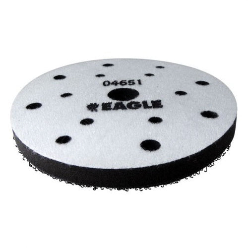 Eagle Abrasives 04651 Interface Pad, 6 in Dia, Super-Tack Attachment, 15 Holes