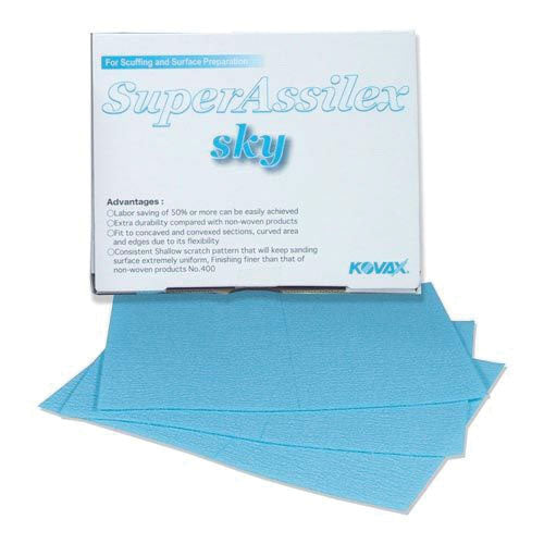 Abrasives Super Assilex 1911508 130 mm × 170 mm 600 Grit Sky Sanding Sheet, Dry
