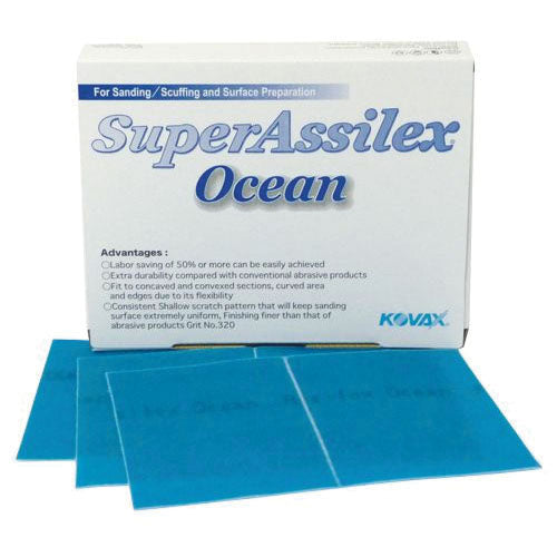Eagle Abrasives Super Assilex 1911515 130 mm × 170 mm 360 Grit Ocean Sanding Sheet, Dry