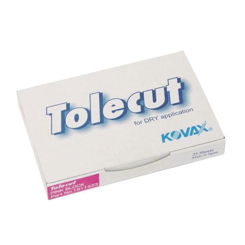 KOVAX Tolecut 1911523 Pink Sanding Sheet 1500 Grit 70 mm × 114 mm Dry