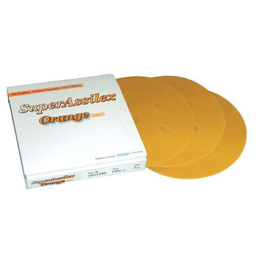 KOVAX Super Assilex 193-1540 1200 Grit Orange 6 in Hook-and-Loop Sanding Disc