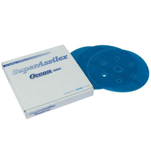 KOVAX Super Assilex 193-1545 360 Grit Ocean 6 in Hook-and-Loop Sanding Disc