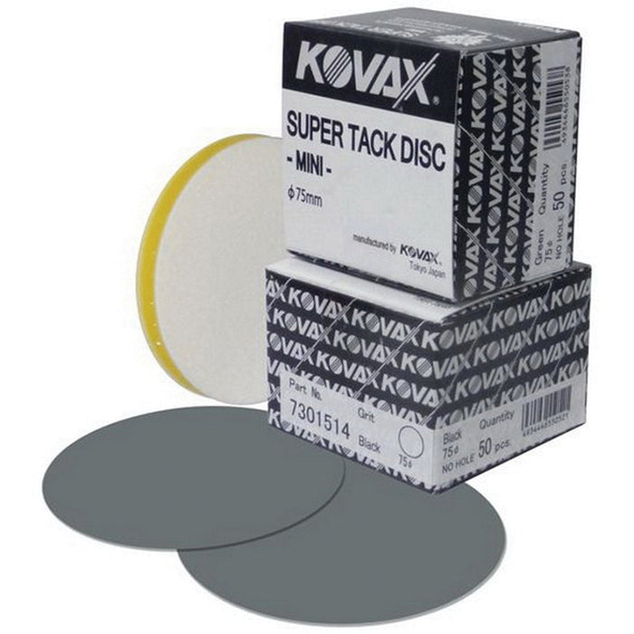 Eagle Abrasives Super Buflex 730-1514 Abrasive Disc, 3 in, 3000 Grit, Super-Tack Attachment, Black