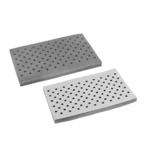 Eagle Abrasives 971-0025 Extra Soft Interface Pad, 75 mm W x 120 mm L x 7 mm THK, Super-Tack Attachm