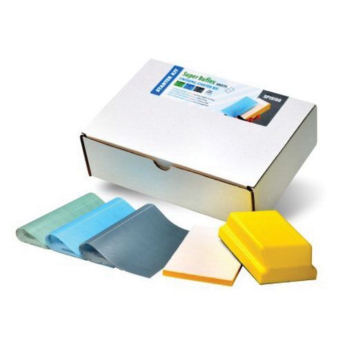 Eagle Super Buflex SP19160 Sheet Starter Kit, 130 mm W x 170 mm L Sheet, Super-Tack (Velour) Attachm