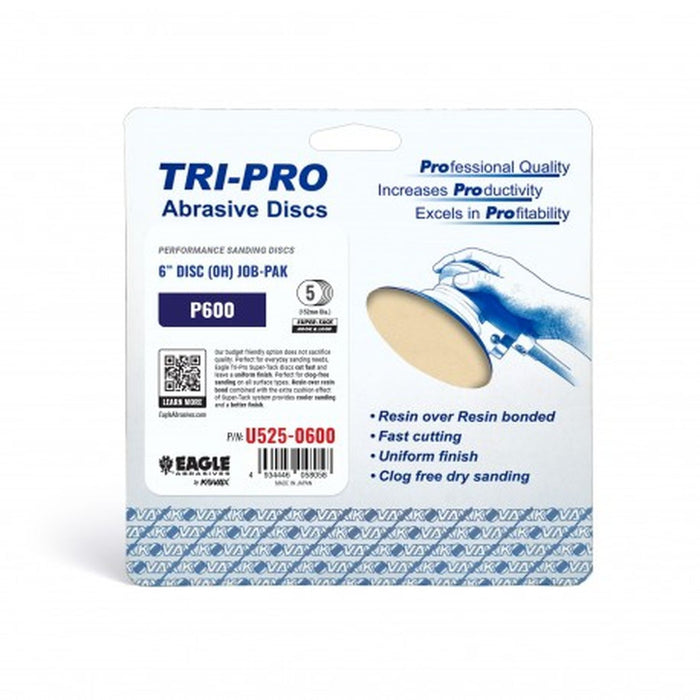 Eagle (5) 6" 80G TRI-PRO S-TACK DISC