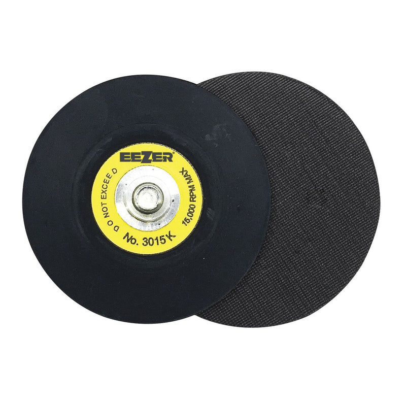 Extreme-Duty 3" Velcro Sanding Pad - Model 3010K, 1/4"-20 Male Arbor