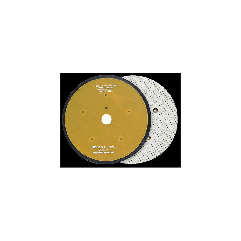 Eezer 8828 Orbital Pad, 8 in Dia, Epoxy Fiberglass, PSA Attachment, 5 Number of Holes