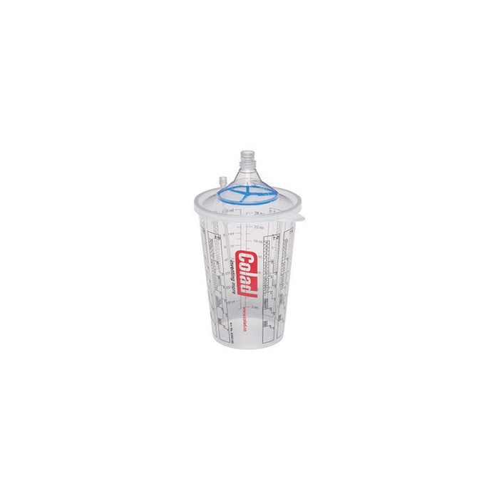 EMM Specialties 9390130SLS Snap Lid System 900 mL, 40 Lids and 40 Mixing Cups, 130 Micron Strainer