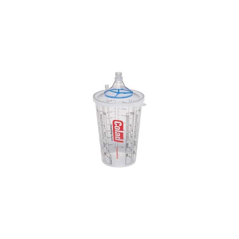9390130SLS Snap Lid System 900 mL, 40 Lids and 40 Mixing Cups, 130 Micron Strainer