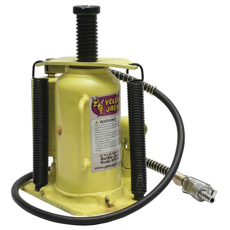 20-Ton Air Hydraulic Bottle Jack-Yellowjackit
