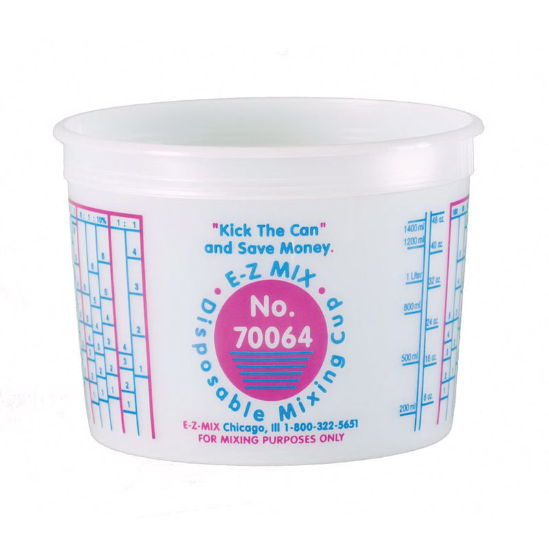 E-Z Mix 70064 Disposable Mixing Cup, 2 qt