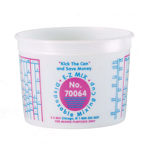 E-Z Mix 70064 Disposable Mixing Cup, 2 qt