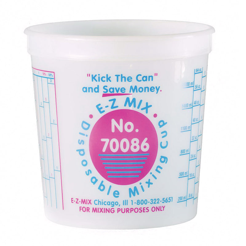 E-Z Mix 70086 Disposable Mixing Cup, 2.5 qt