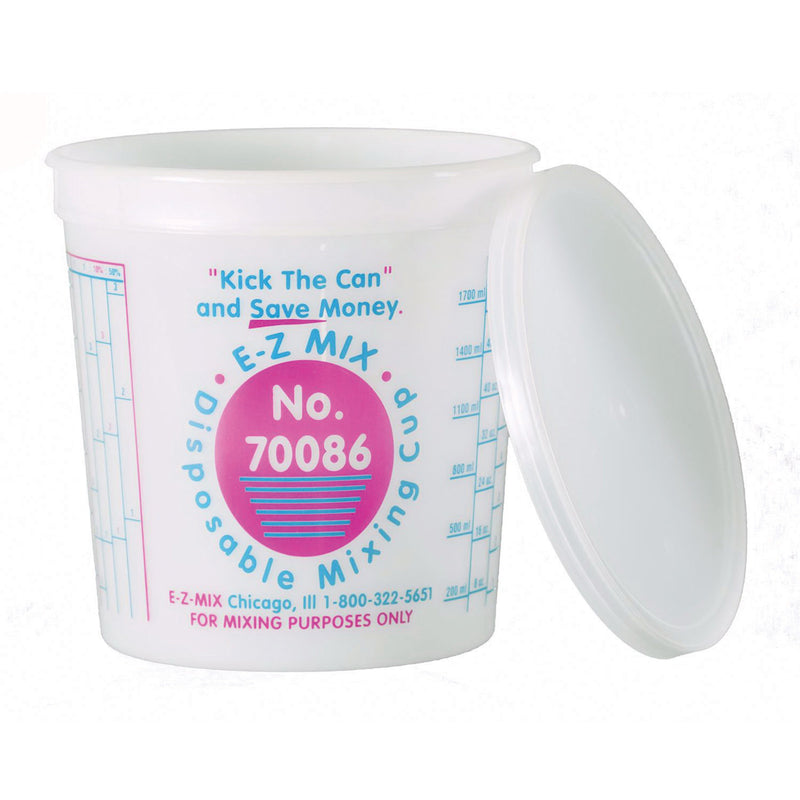 E-Z Mix 70086L Lid, For 2.5 qt mixing cup