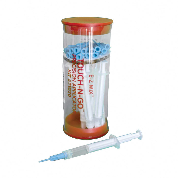 E-Z Mix 71020 Tough-N-Go Precision Applicator Consists of 10 Syringes and 20 Blue Tips — view 2