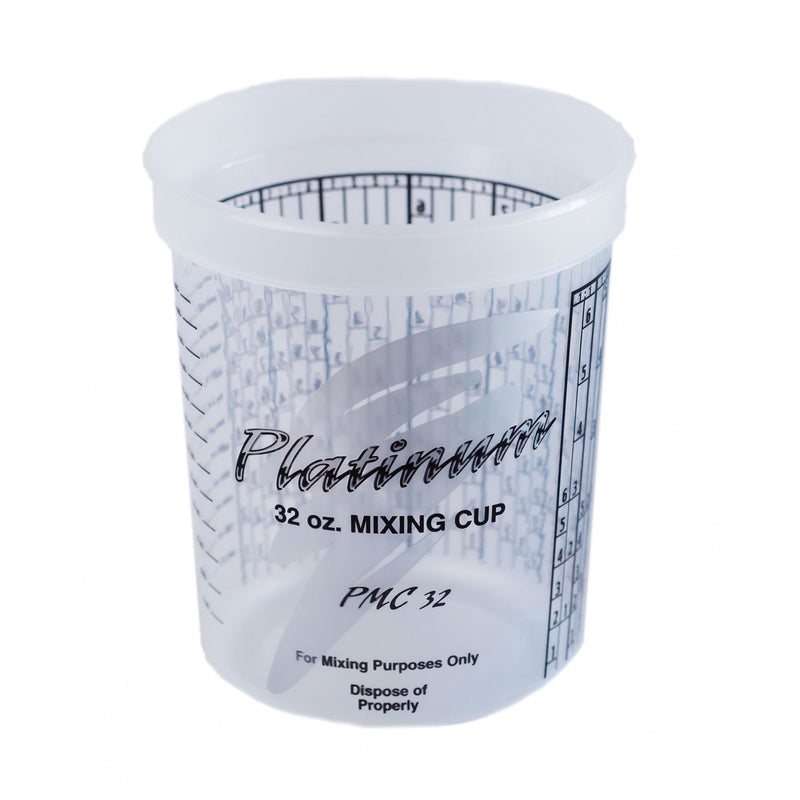 E-Z Mix Platinum PMC32 Disposable Mixing Cup with PPG Ratios, 1 qt