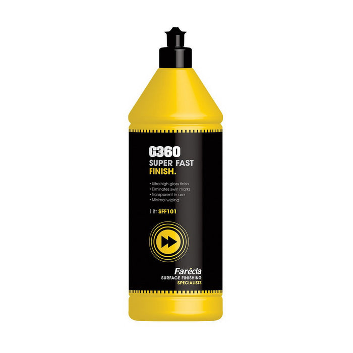 Farcla, Inc. Farecla SFF101 G360 Series Super Fast Finish, 1 L Bottle, White, Liquid