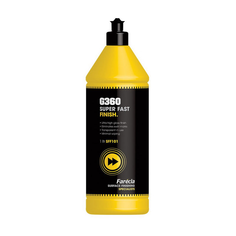 Farcla, Inc. Farecla SFF101 G360 Series Super Fast Finish, 1 L Bottle, White, Liquid