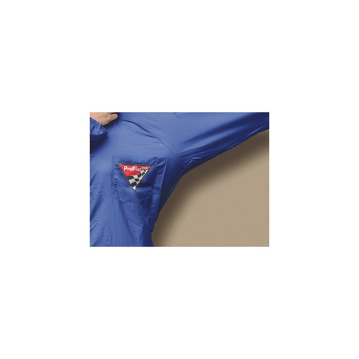 FBS ProPlus PrepGard Coverall 60401 Medium Blue Nylon Anti-Static
