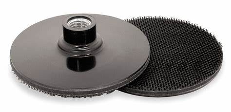 Ferro Industries BackUpPads 705L Medium Bonded Backing Pad, 5 in Dia, 5/8 in Arbor/Shank, PSA Attach
