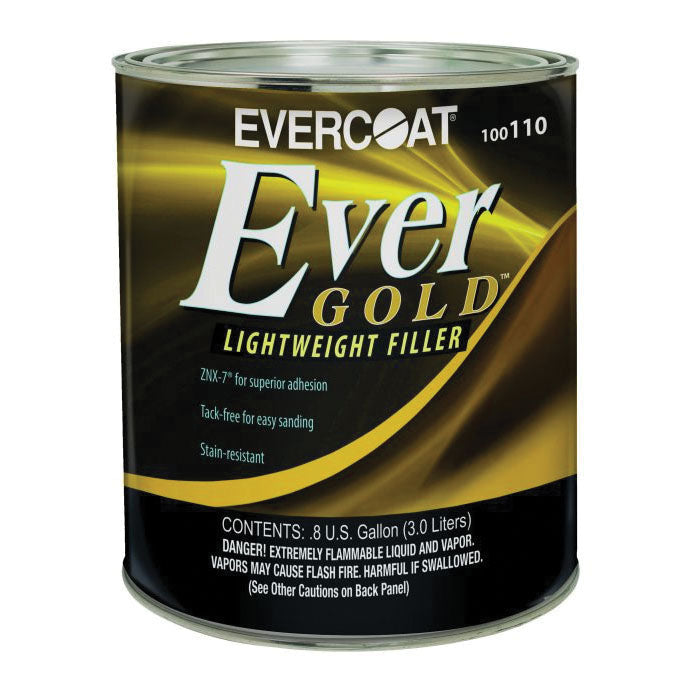 Evercoat EverGold 110 Lightweight Body Filler - 3 Liter Yellow Can with 2% Hardener Mix Ratio
