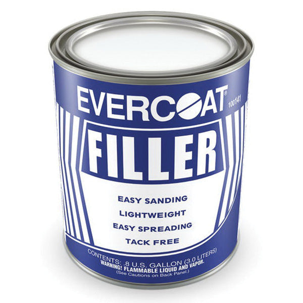 Evercoat 100141 Lightweight Body Filler, 3 L Can, Pale Yellow, Liquid
