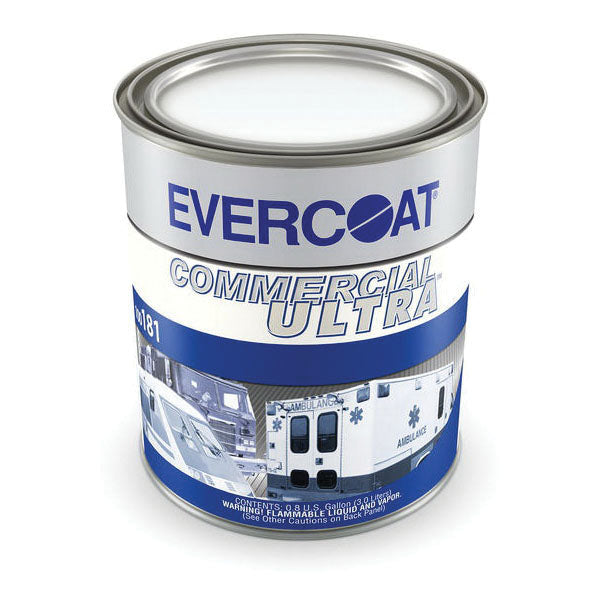 Evercoat Commercial Ultra 100181 Body Filler, 3 L Can, White, Liquid